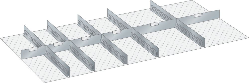 Produktbild LISTA Trennwände FH100/125 5x36E,2x18E,2x12E,2x9E