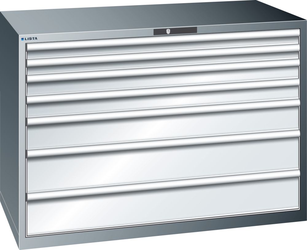 Produktbild LISTA Schubladenschrank 200 lg/lH1000,7SL2x75,100/150/2x2