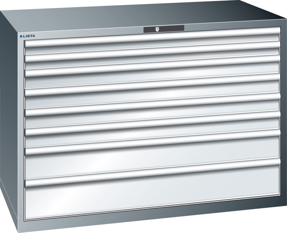 Produktbild LISTA Schubladenschrank 200 grm/H1000,8SL2x75/4x100/150/2