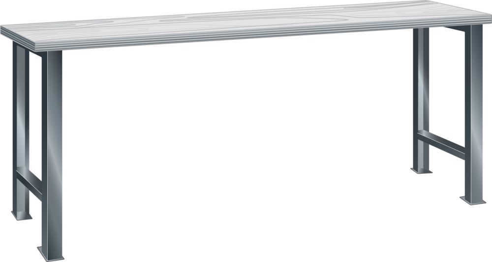 Produktbild LISTA Werkbank 2000x700x840 mm Multiplex40, grau