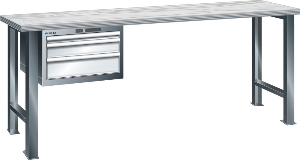 Produktbild LISTA Werkbank 2000x750x840 mm Multiplex40,3SL,grm/lb bild 1