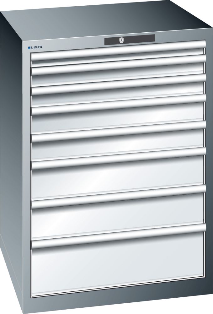 Produktbild LISTA Schubladenschrank 200 grm/H1000/8SL50/2x75,100,150 bild 1