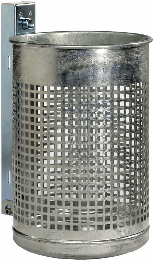 Produktbild Renner Abfallbehälter 20 l rund Gitter grau bild 1