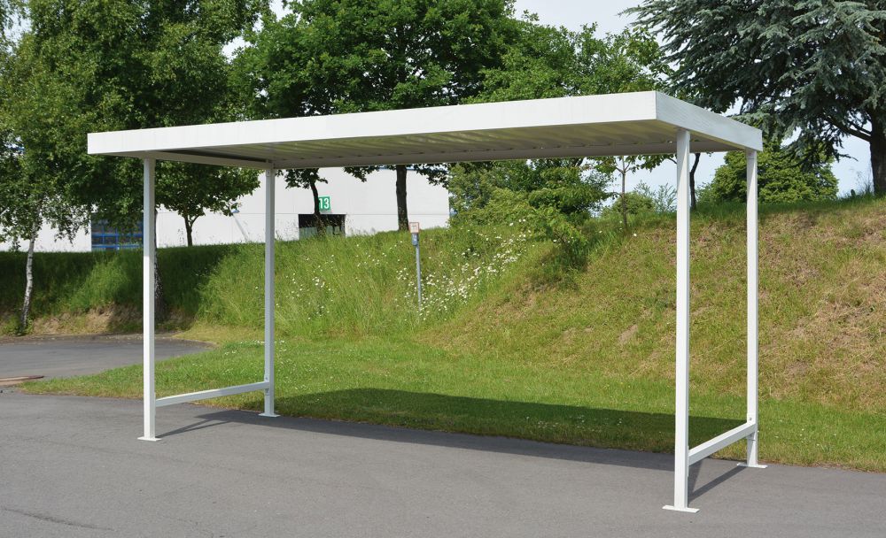 Produktbild Wsm Überdachung Leipzig L14 4300x2200x2350, RAL9002