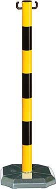 Produktbild Urbanus Kettenpfosten Kunststoff leicht, gelb/schwarz