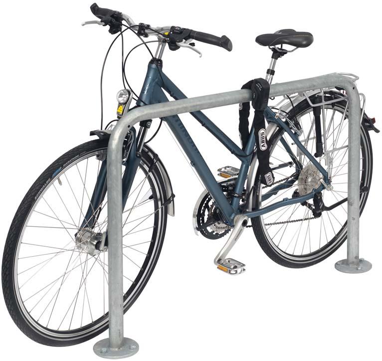 Produktbild Wsm Fahrrad-Anlehnbügel 9100, L1000mm Ausführung zum Einbetonieren bild 1