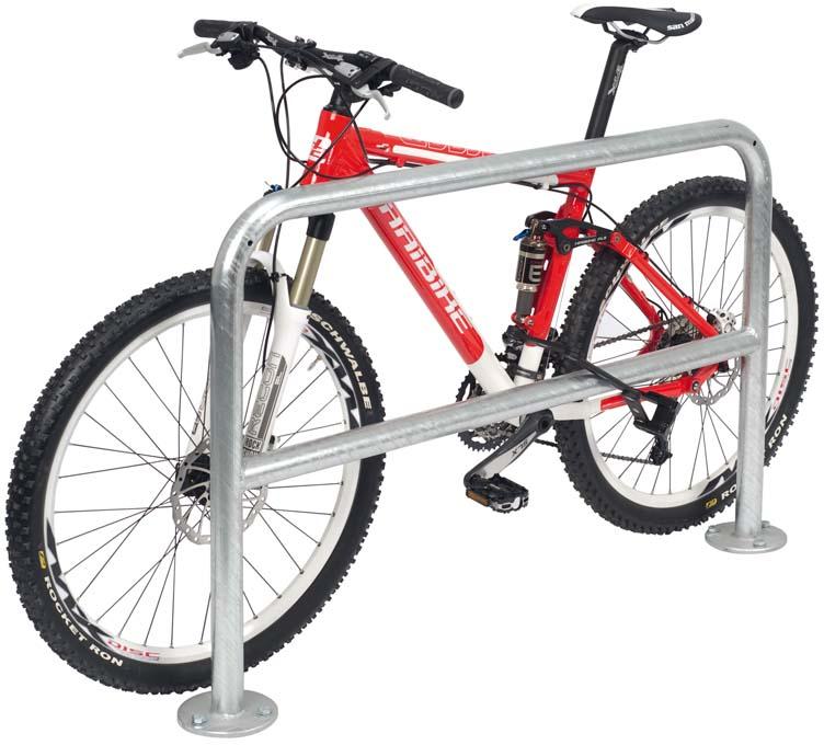 Produktbild Wsm Fahrradständer Fahrrad Anlehnbügel 9200, L1000mm,vzk.,z.Aufd bild 1