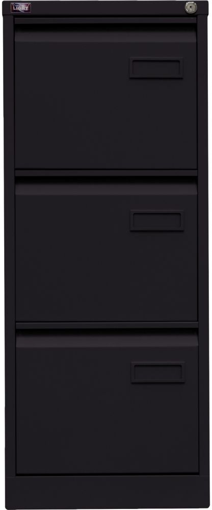 Produktbild Bisley Hängeregistraturschrank 1-bahn, grau 1016x413x622mm, 3 Schübe