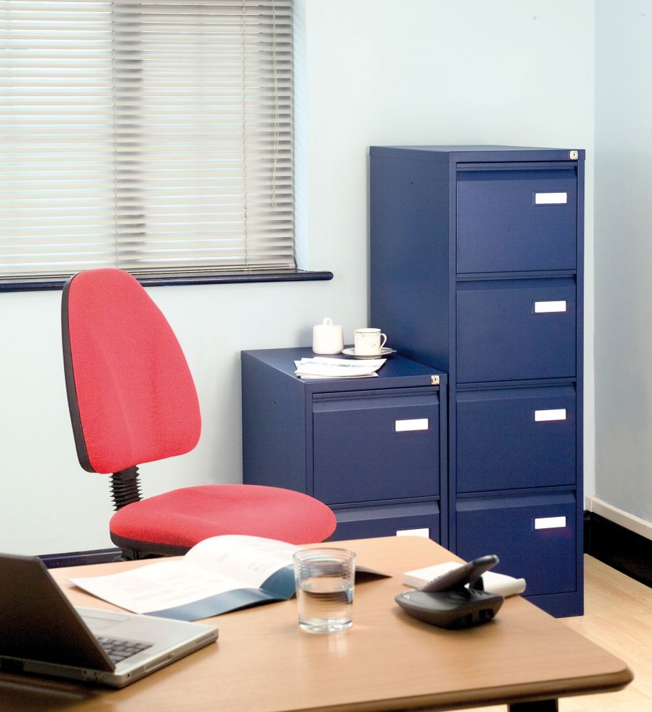 Produktbild Bisley Hängeregistraturschrank 1-bahn, schw. 711x413x622mm, 2 Schübe bild 1