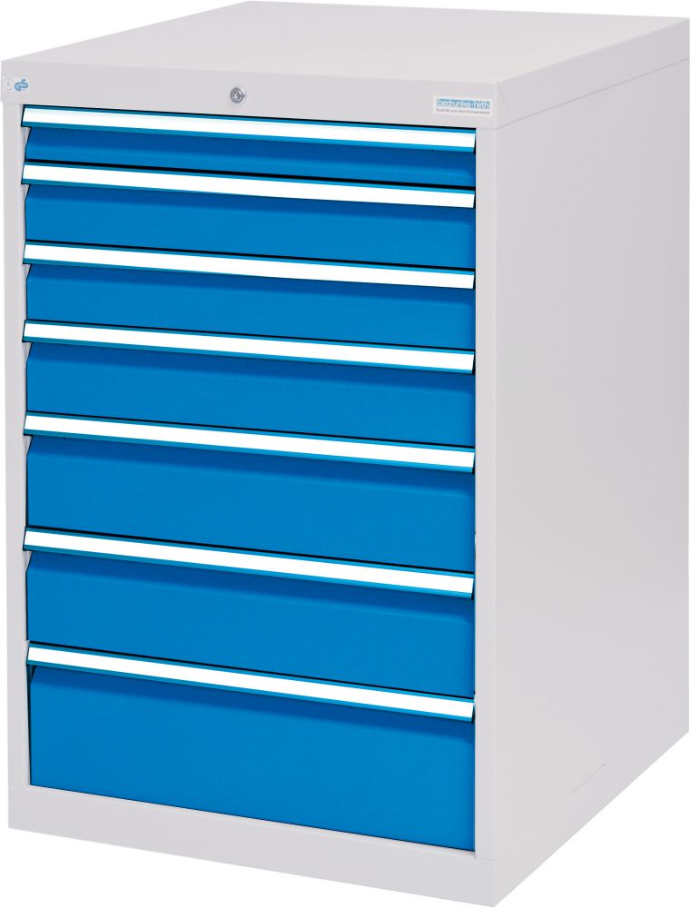 Produktbild Bedrunka+Hirth Schubladenschrank T736 B705xH1019mm 7 Sbl VA SET bild 2
