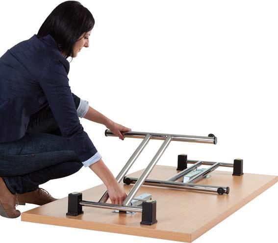 Produktbild Hammerbacher Klapptisch KL 1380x690x745,Platte buche bild 2