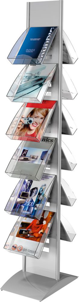 Produktbild Kerkmann Prospektsäule Tec-Art ohne Fächer silber