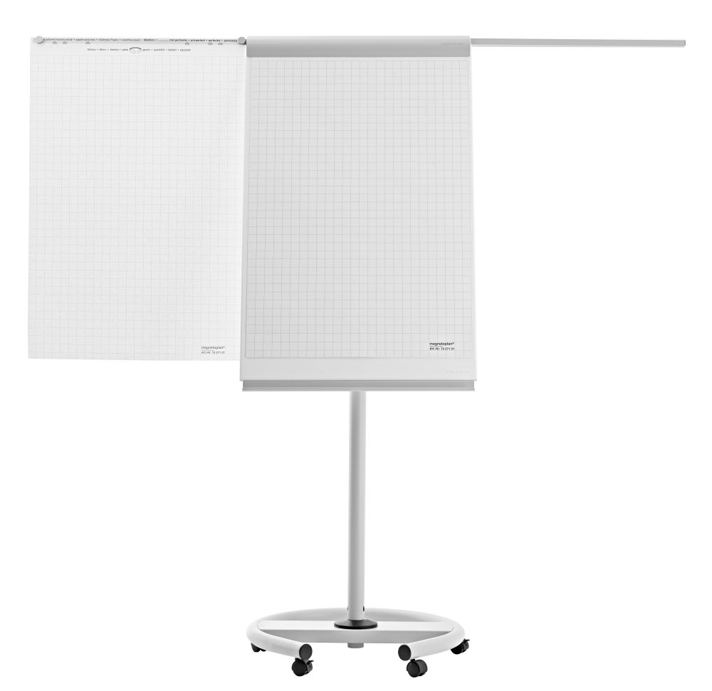 Produktbild Magnetoplan Flipchart fahrbar De Luxe