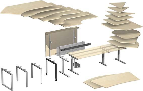 Produktbild Geramöbel Registratur Schrank Ten, Ahorn 1536x1000x425,4OH bild 8