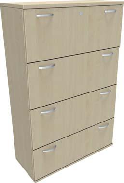 Produktbild Geramöbel Registratur Schrank Ten, Ahorn 1536x1000x425,4OH bild 1