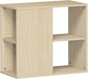 Produktbild Geramöbel Flex Anstellregal 2 OH 2OH 800x400x720mm Ahorn