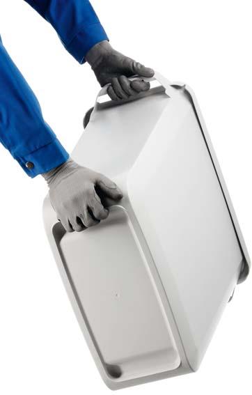 Produktbild Wertstoffsammler 60l grauinkl. Deckel, grün bild 3