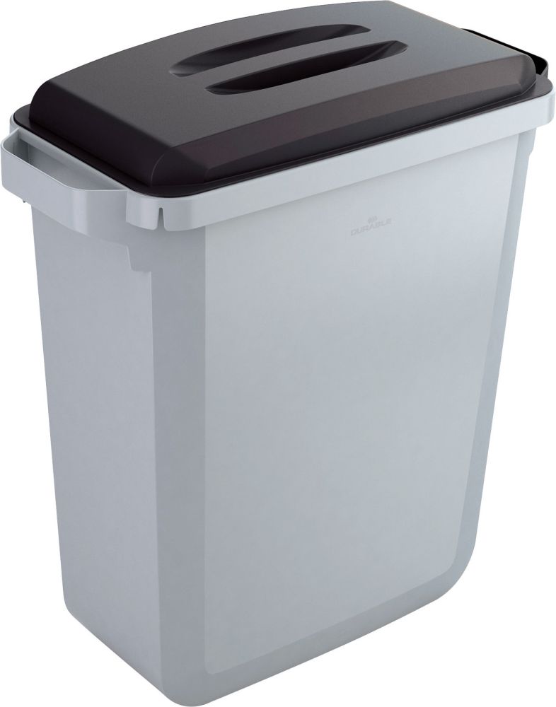 Produktbild Wertstoffsammler 60l grauinkl. Deckel, schwarz