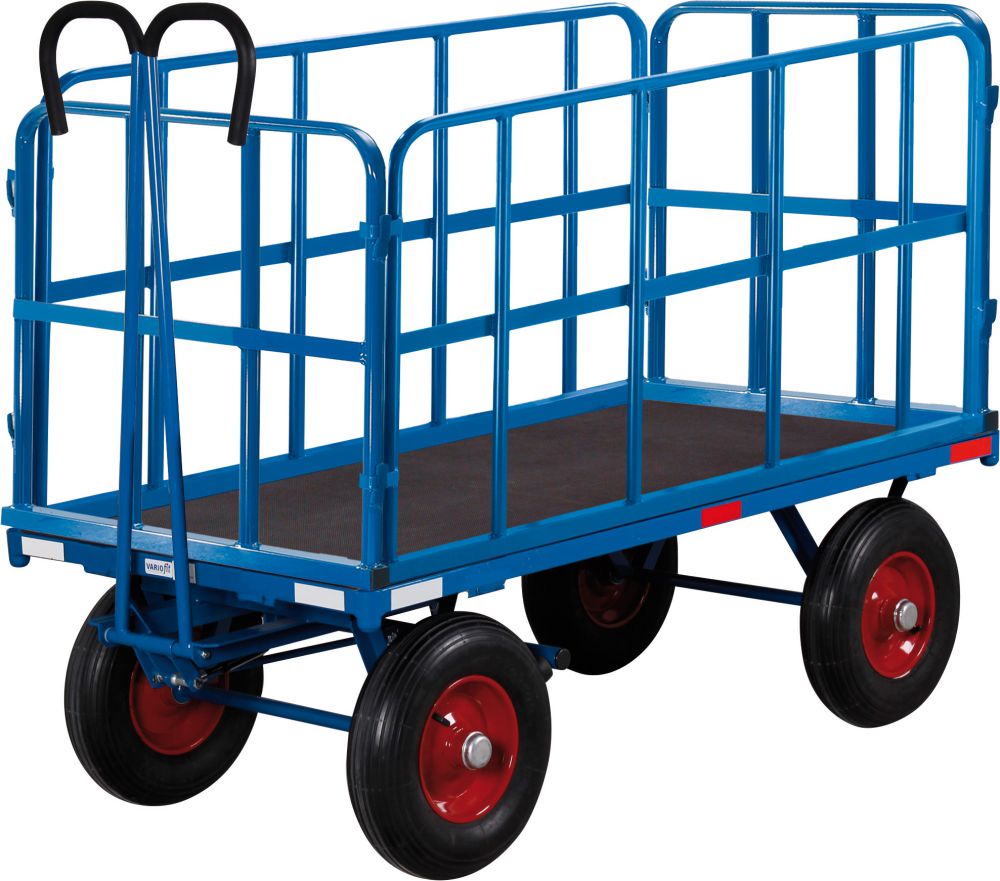 Produktbild Variofit Handpritschenwagen 4 Wand700 kg 1130x800 mm Luft