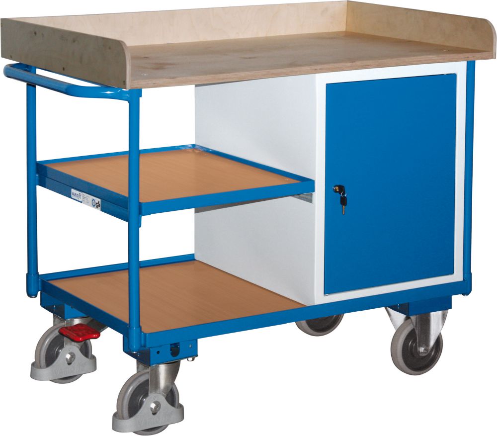 Produktbild Variofit Werkstattwagen 400 kg 1 Schrank 3 Ladeflächen