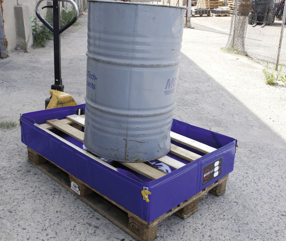 Produktbild CEMO Faltwanne PES blau 210l, 130x170cm