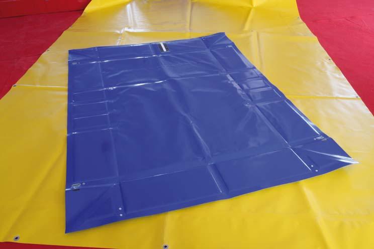 Produktbild CEMO Faltwanne PES blau 210l, 130x170cm bild 3