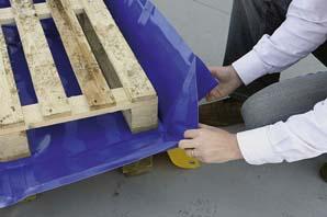 Produktbild CEMO Faltwanne PES blau 210l, 130x170cm bild 2