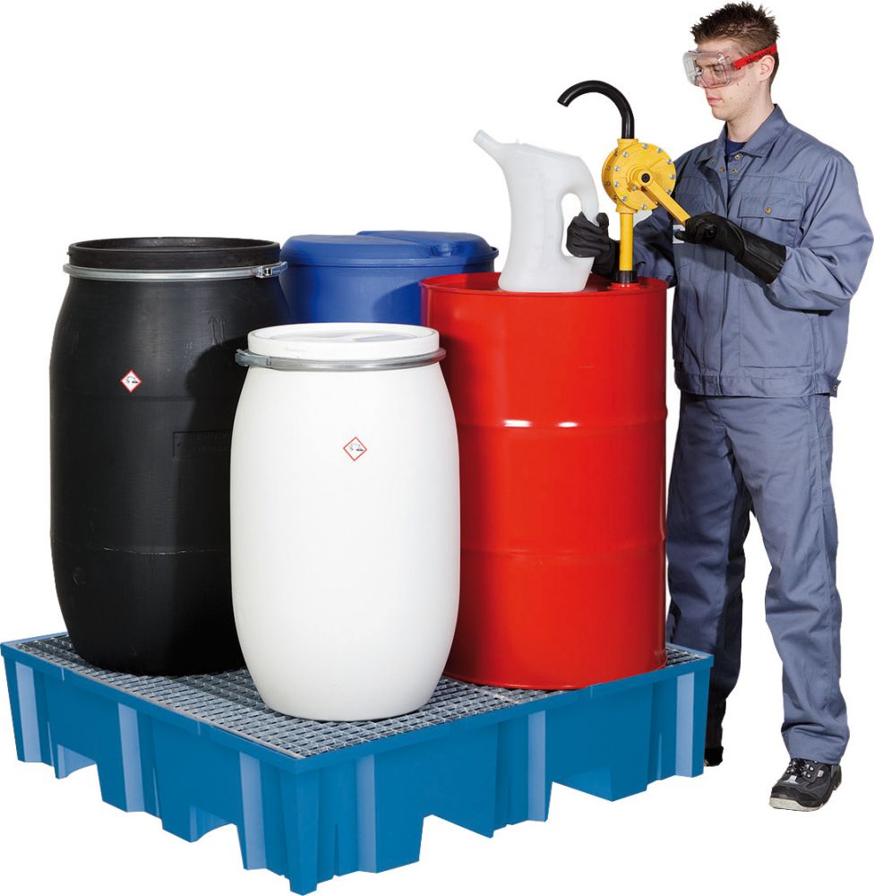 Produktbild Asecos Auffangwanne PE sw 1220x1330x220mm, vzk.GiRo