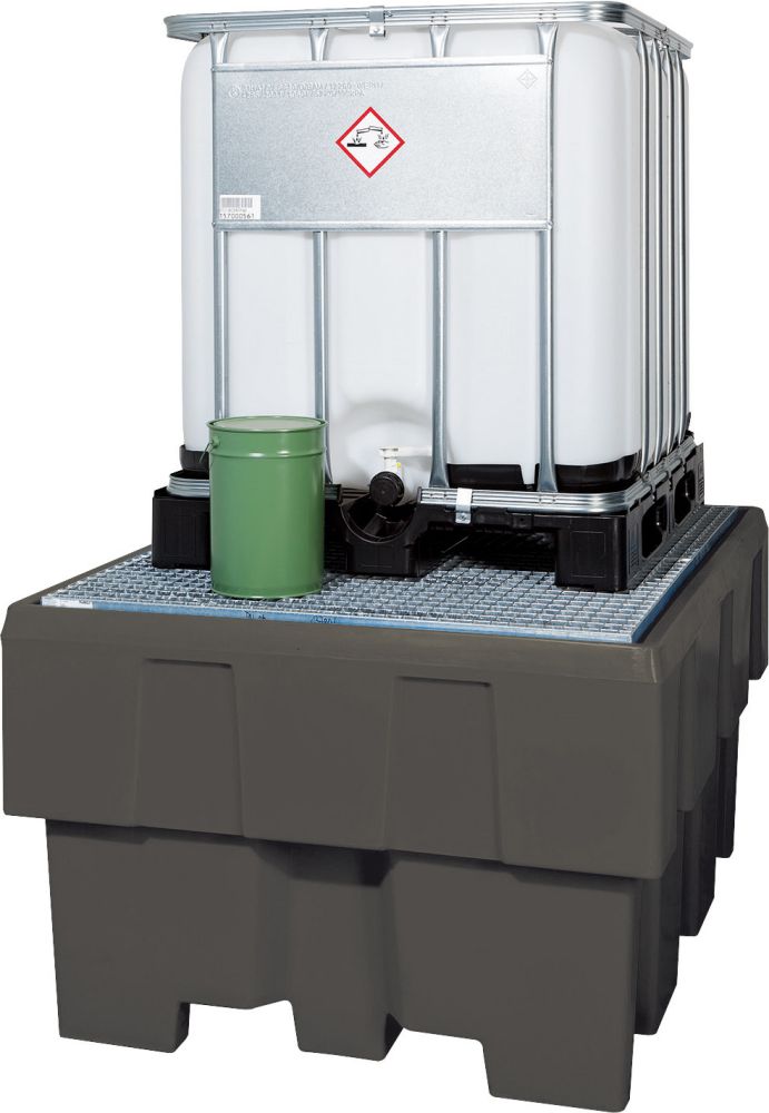 Produktbild Asecos IBC-Station PE 1280x1660x860mm, vzk.Stell