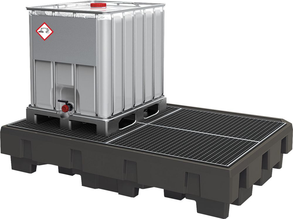 Produktbild Asecos IBC-Station PE 2460x1800x450mm, vzk.Stell