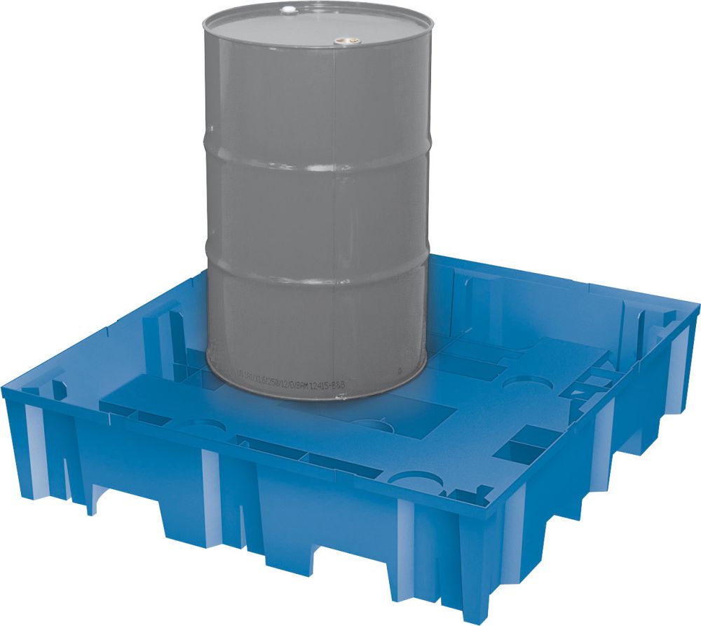 Produktbild Asecos Auffangwanne PE sw 1220x1330x220mm o.GiRo