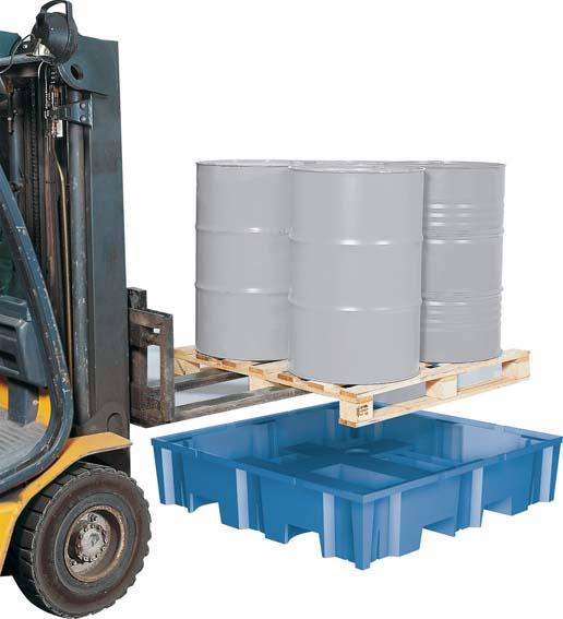 Produktbild Asecos Auffangwanne PE sw 1220x1330x220mm o.GiRo bild 5