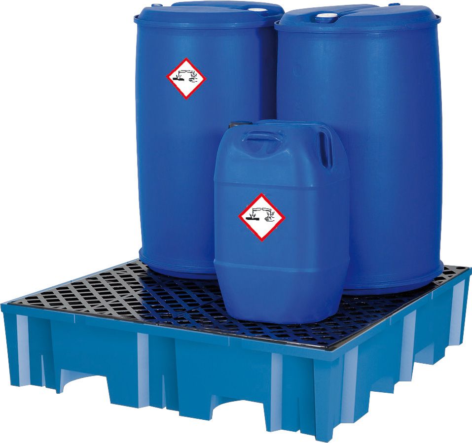 Produktbild Asecos Auffangwanne PE sw 1220x1330x220mm, PE-GiRo