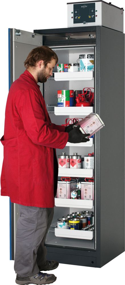 Produktbild Asecos Gefahrstoffschrank Q-Pegasus 1955x600x615 4 AZ lks