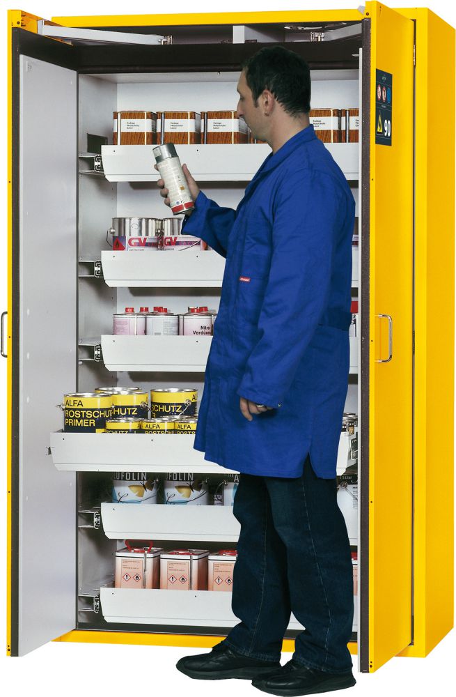 Produktbild Asecos Gefahrstoffschrank S-Clas90B900mm, 6VA, R1004