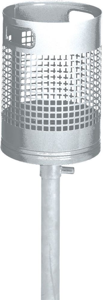 Produktbild Var Abfallbehälter 30 l verz.B350xT350xH1200 mm