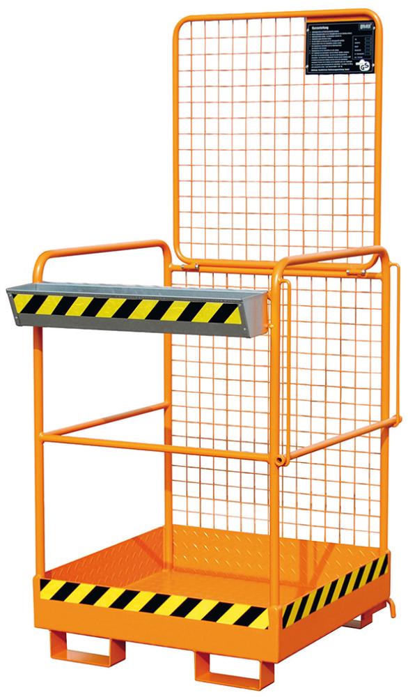 Produktbild Bauer Sicherheitskorb lackiert orange RAL 2000