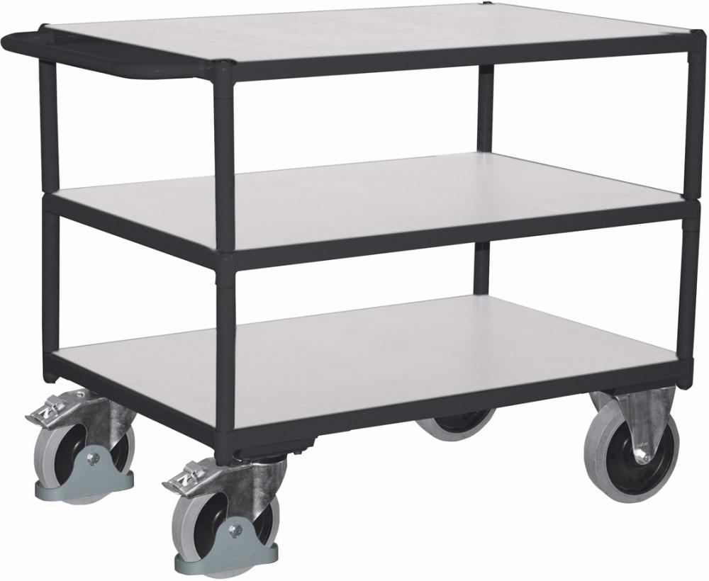 Produktbild CORDES Schwerer Tischwagen 3 Ladeflächen, ESD1390 x 800 x 915 mm bild 1