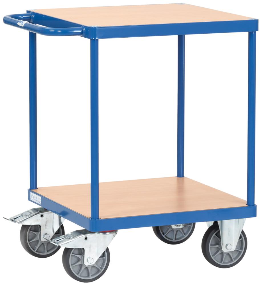 Produktbild FETRA Tischwagen 2496 500kg 2 Böden 600x600mm