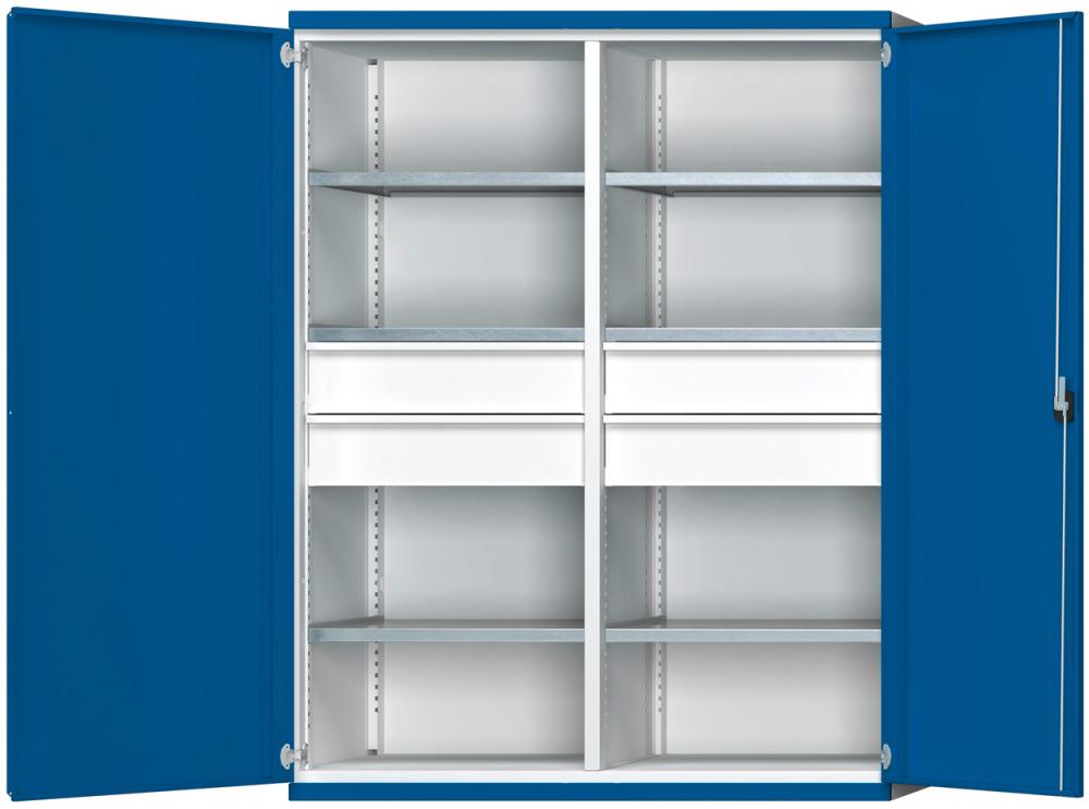 Produktbild Anke Schwerlastschrank 1950x1485x630mm 6 Fachböden 4 Schubladen