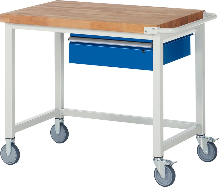 Produktbild Rau Fahrbare Werkbank Modell 8001 1000 x 700 x 880 mm Buche-Massiv
