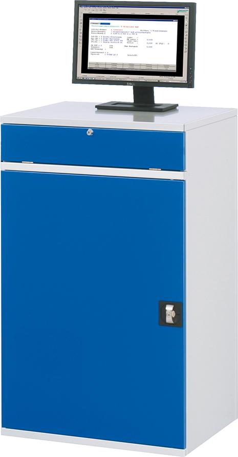 Produktbild RAU Computer-Schrank 650x520x1060 7035/5010 bild 2