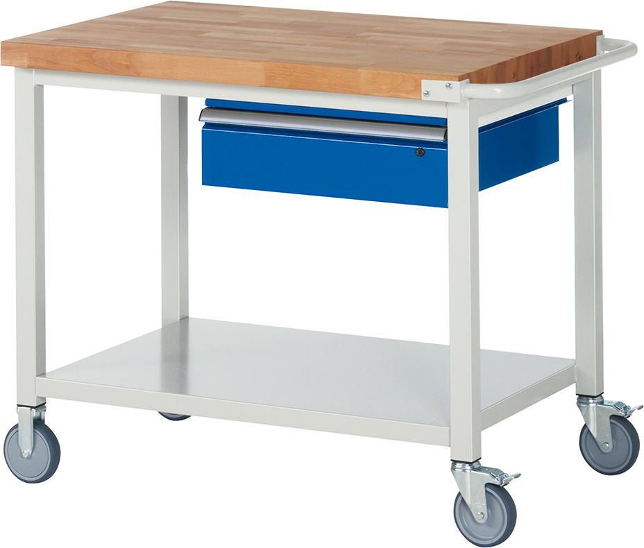 Produktbild Rau Fahrbare Werkbank Modell 8001 1000 x 700 x 880 mm 1 Schublade