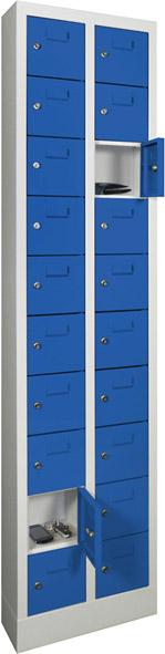 Produktbild Pavoy Kleinfachschrank 20 Fächer Tür m Etiketten Rahmen, 7035