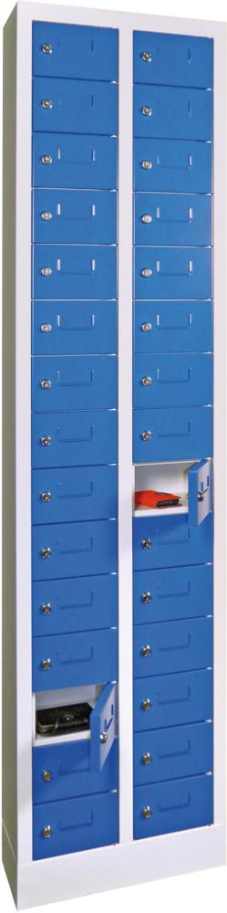 Produktbild Pavoy Kleinfachschrank 30 Fächer Tür m Etiketten Rahmen, 7035/5012 bild 1