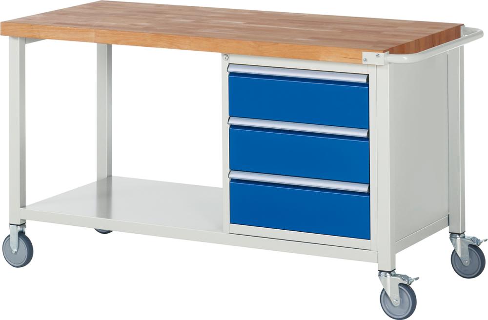 Produktbild RAU Fahrbare Werkbank Modell 8157 B 1500xT 700xH 880mm