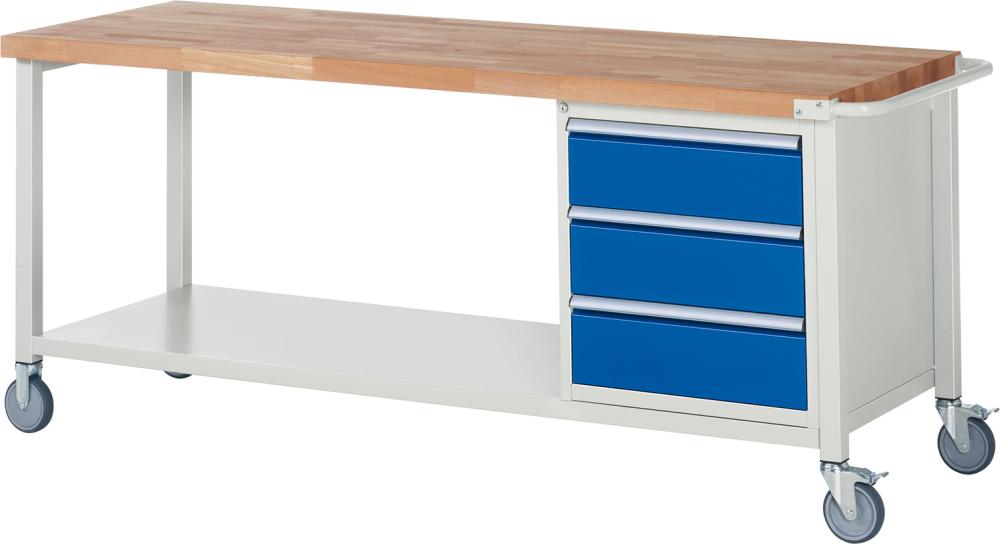 Produktbild RAU Fahrbare Werkbank Modell 8157 B 2000xT 700xH 880mm