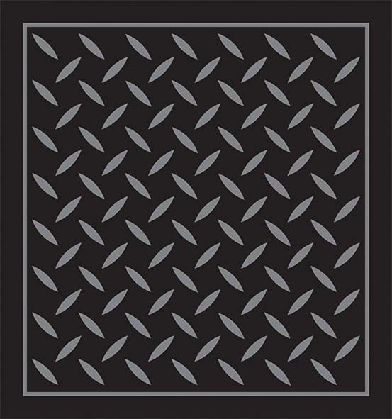 Produktbild Miltex Yoga Lock Einzelmatte 78 x 71 cm schwarz bild 7