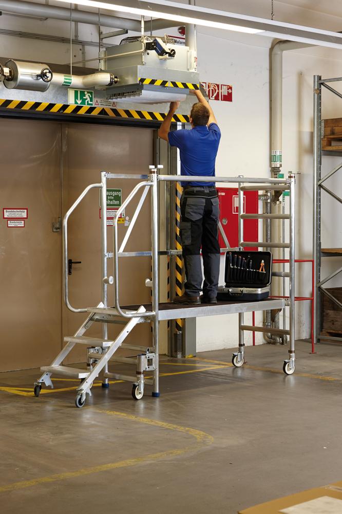 Produktbild ZARGES Arbeitsplattform Z600 klapbar 600x1800 bild 6