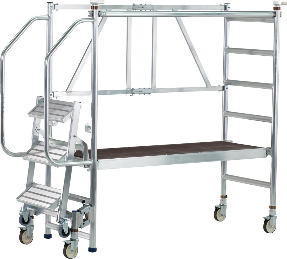 Produktbild ZARGES Workmaster T Arbeitsplattform Z600 Arbeitshöhe 3m bild 2